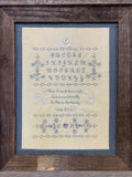 Vintage Blues Stitchery Sampler by Plumcute Designs