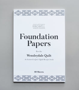 Foundation Papers for the Wensleydale Quilt by Jen Kingwell Designs