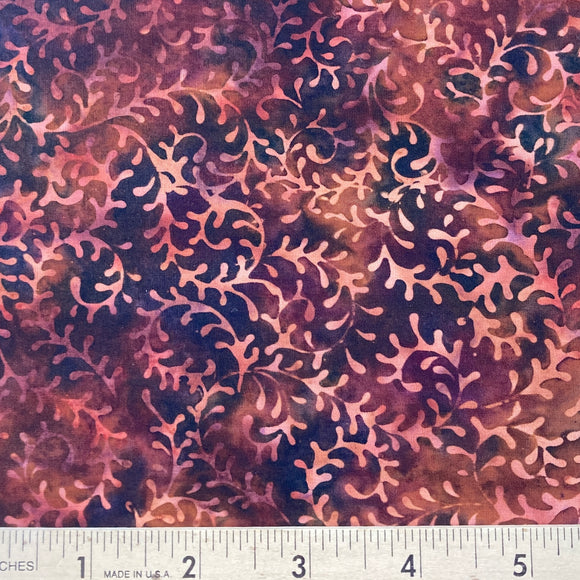 Bali Scroll Lava from Hoffman Fabrics