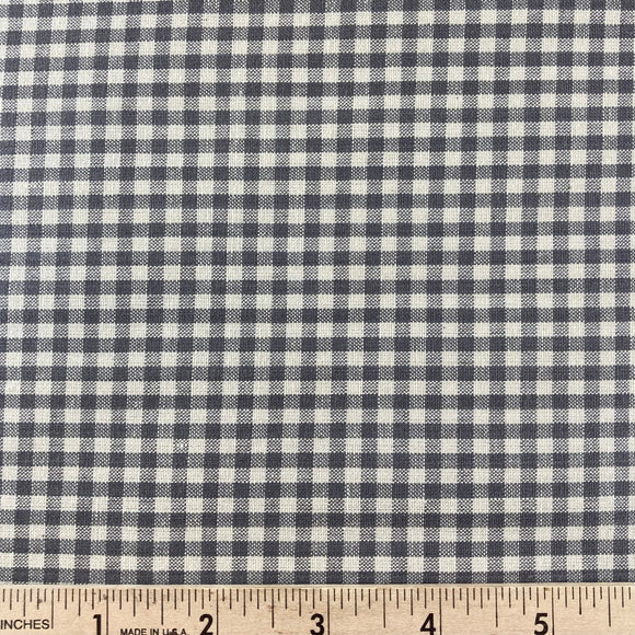 Picket Fence Woven Check Gray from Diamond Textiles