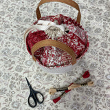 Patchwork String Round Bag Fabric Kit