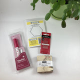 English Paper Piecing Starter Set with Mini Charms