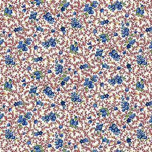 Old Glory by Stacy West Vines and Small Floral Multi
