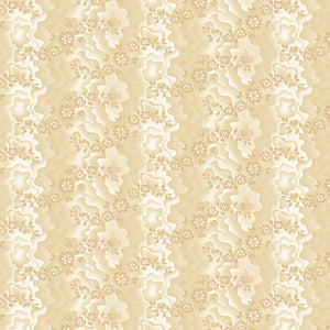 Bucklebury Chintz Cream Moire Trails by Michelle Yeo