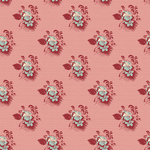 Bucklebury Chintz Lt Pink Scattered Flowers by Michelle Yeo