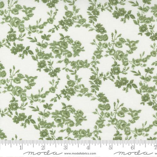 Nantucket Summer Surfside Small Floral Cream Grass by Camille Roskelley