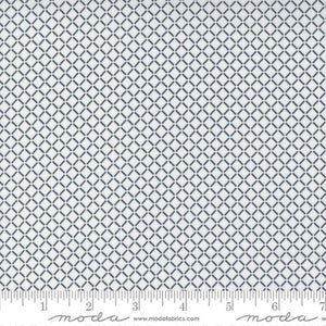 Nantucket Summer Sail Check Plaids Cream Navy by Camille Roskelley