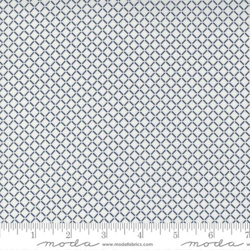 Nantucket Summer Sail Check Plaids Cream Navy by Camille Roskelley
