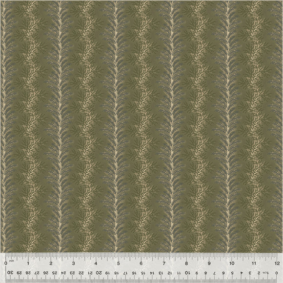 Garden Tale Fern Stripe Celadon by Jeanne Horton