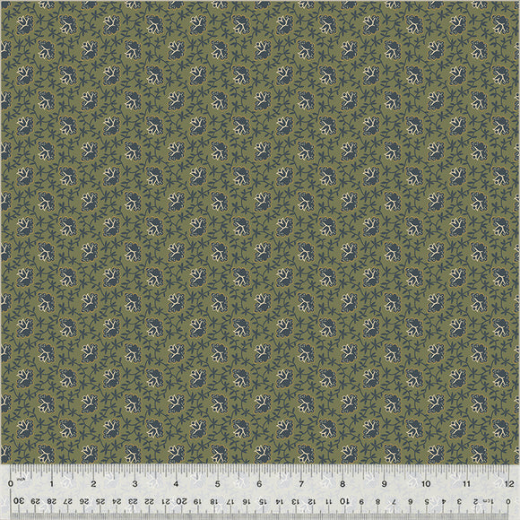 Garden Tale Intertwine Olive by Jeanne Horton