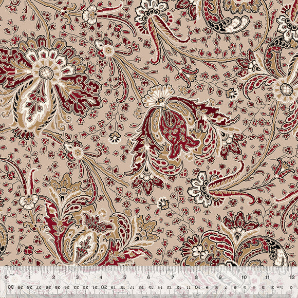 Circa Turkey Red Paisley Tan by Whistler Studio