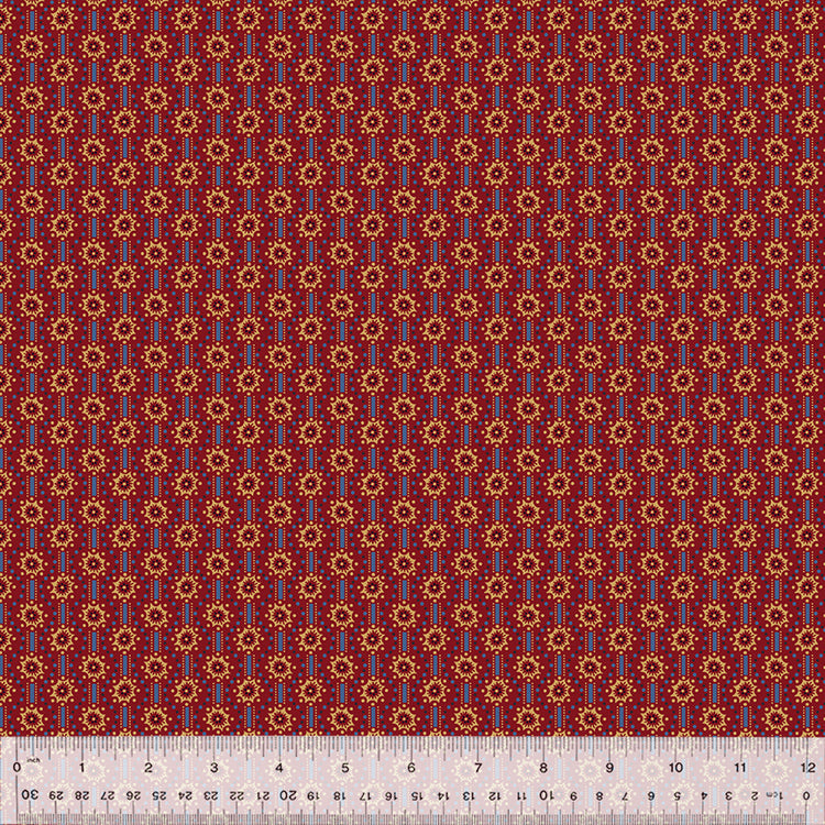 Circa Turkey Red Sunbursts Turkey Red by Whistler Studio – Two Thimbles