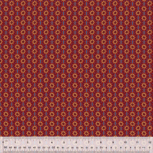 Circa Turkey Red Sunbursts Turkey Red by Whistler Studio