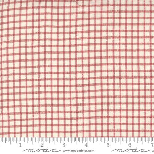 French General Woven Gingham Garance Pearl Too