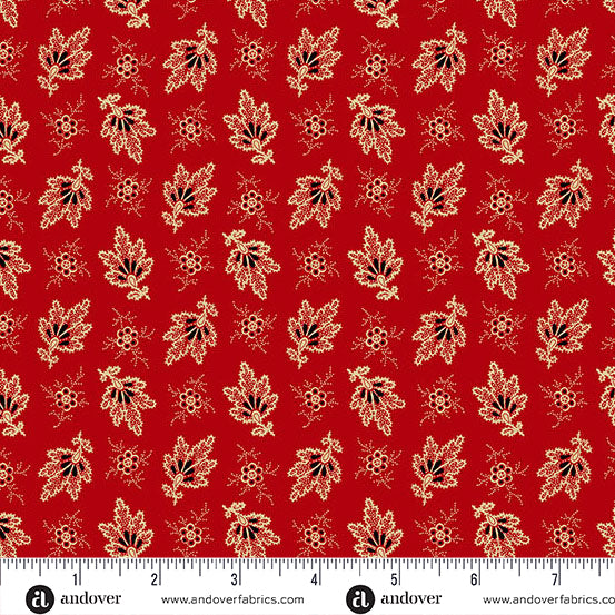 Carolina by Jo Morton Red Falling Fleur