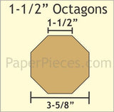 Octagon Shape English Paper Pieces