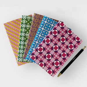Notebooks Set Quilt Jazz set of 5