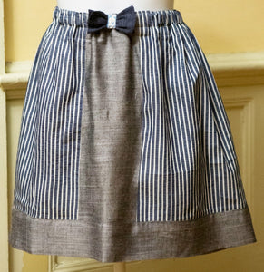 Fat Quarter Color Block Skirt pattern by Cut Loose Press