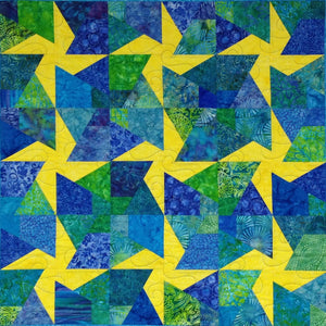 Sparklers Cut Loose Press pattern by Karen Montgomery