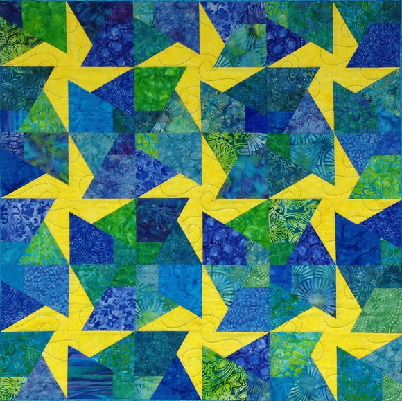 Sparklers Cut Loose Press pattern by Karen Montgomery