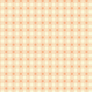 Stonleigh Orange Grid by Susan Smith