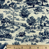 Toile de Jouy Blue by Devonstone Collections