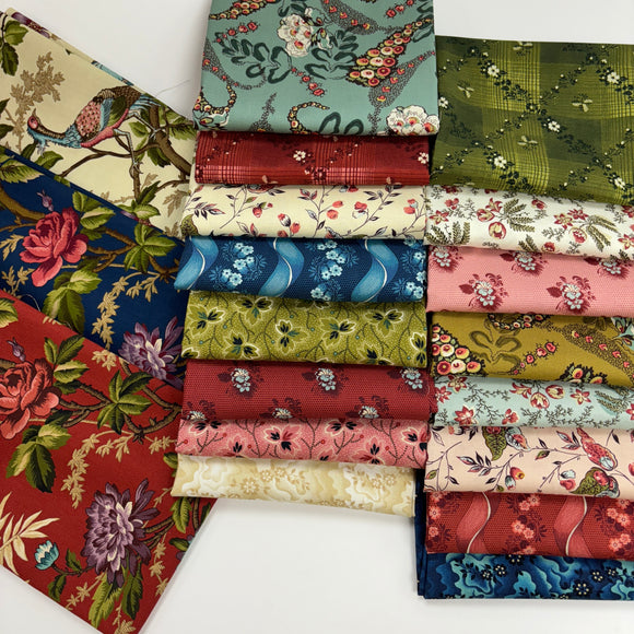 Bucklebury Chintz Collection Fat Quarters 19 pc