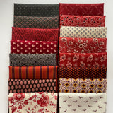 Scarlet & Gray Curated Bundle of 16 Fat Quarters