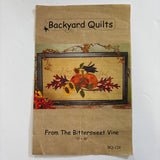 From the Bittersweet Vine Pattern by Backyard Quilts PREOWNED