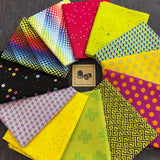 Shock Factor Stack of 12 fat quarters