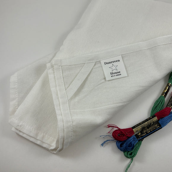 Tea Towel Flour Sack White from Dunrovan