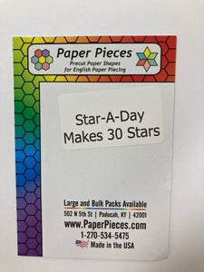 Star-A-Day English Paper Pieces