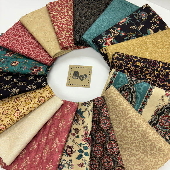 Elegant Estate by Judie Rothermel 17 pc collection fat quarter