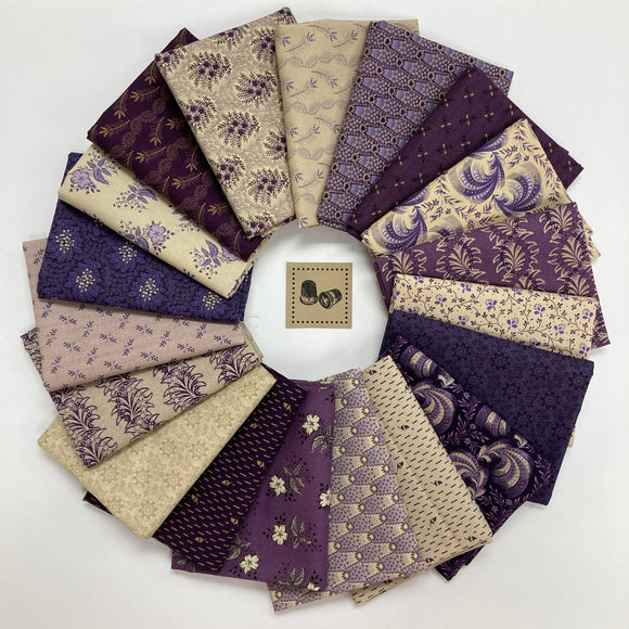 I Love Purple by Judie Rothermel 19 Fat Quarter collection