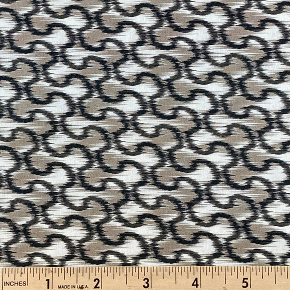 Mini Ikats from In the Beginning Wavy Taupe