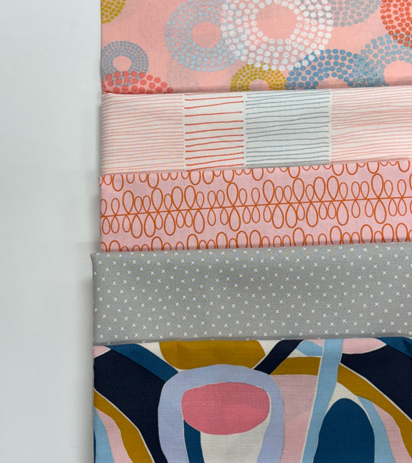 5 Yard Stack - Curated Bundle Five Fabrics Breeze