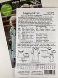 Nighty Nites Pattern Child & Doll by Olive Ann Designs