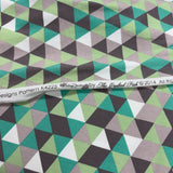 Cottage Garden Triangle KNIT by Quilted Fish Gray