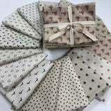 Pint Sized Neutrals Collection by Carrie Quinn 15 pc Fat Quarter Stack