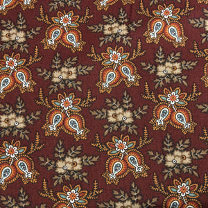Cross Quilt by The Rocky Mountain Quilt Museum Paisleyesque Sienna