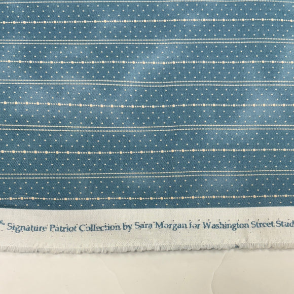 Signature Patriot Collection by Sara Morgan Lt Blue Stripe