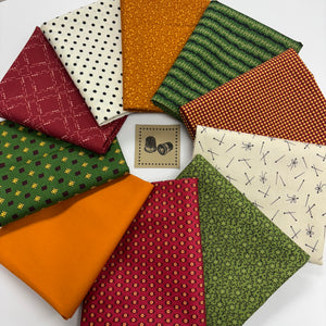 Red, Green & Cheddar Stack of 10