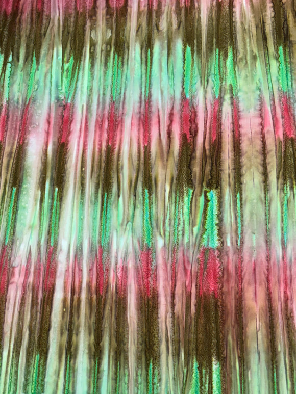 Color Daze Batik by Laundry Basket Quilts Strawberry BOLT END 5 Yards + 6 Inches