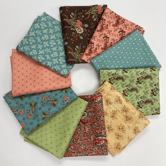 Dinah's Delight by Betsy Chutchian 10 fat quarter stack