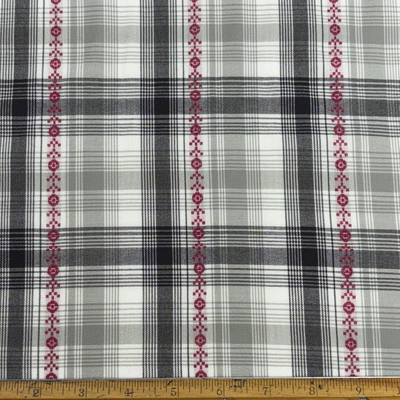Ponderosa Woven Plaid Gray from Robert Kaufman