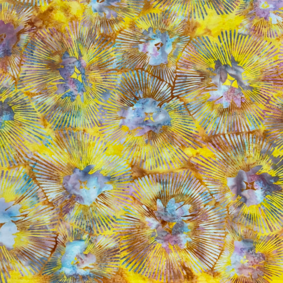 Bali Abstract Floral Neon from Hoffman Fabrics