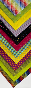 Shock Factor Stack of 12 fat quarters