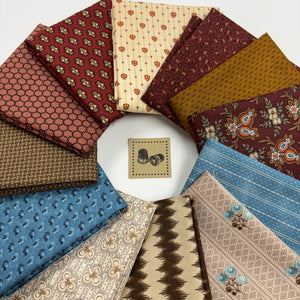 Burnt Sienna Bundle of 12 fat quarters