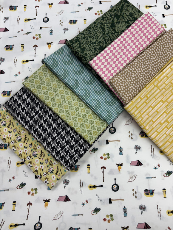 Glamping Coordinated Stack of Fat Quarters