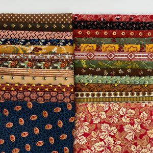 Scrappy Fabric Pack of 9x10 pieces